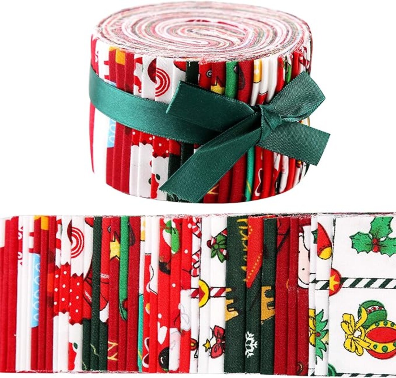 Jelly Roll Fabric, Pre-Cut Jelly Roll Fabric Strips for Quilting, Jelly Rolls for Quilting, Jelly Rolls for Quilting Clearance, Fabric Jelly Rolls with Different Patterns